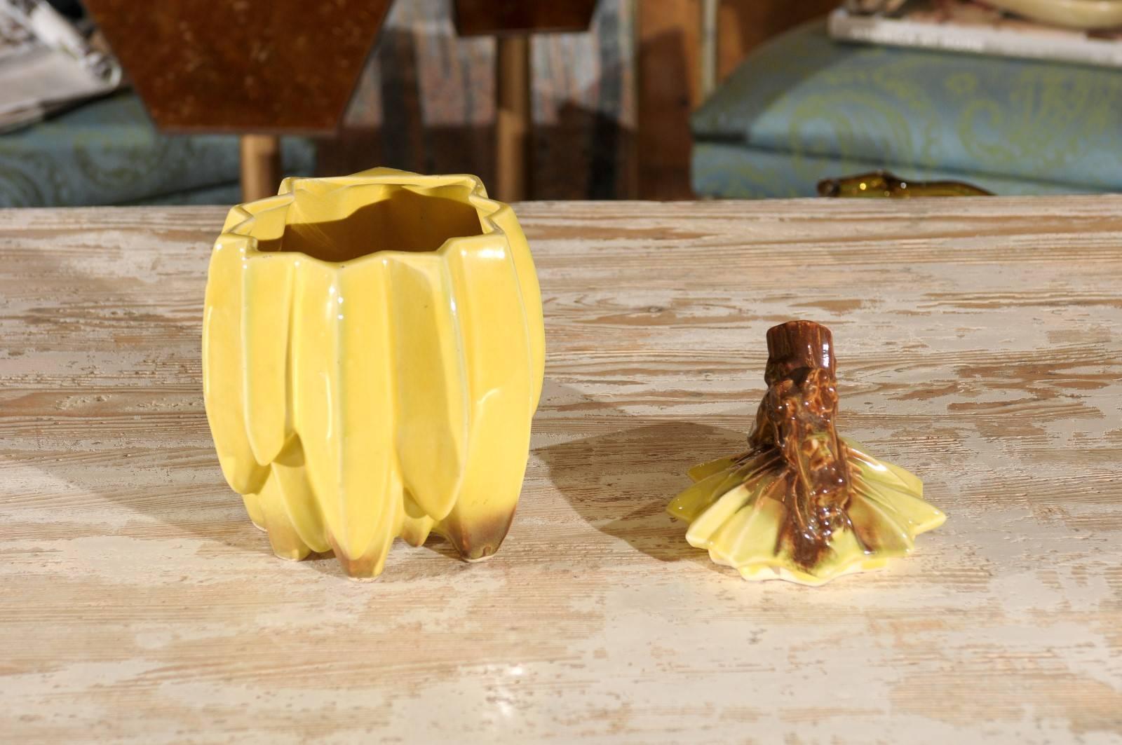 Hollywood Regency Bunch of Bananas Cookie Jar