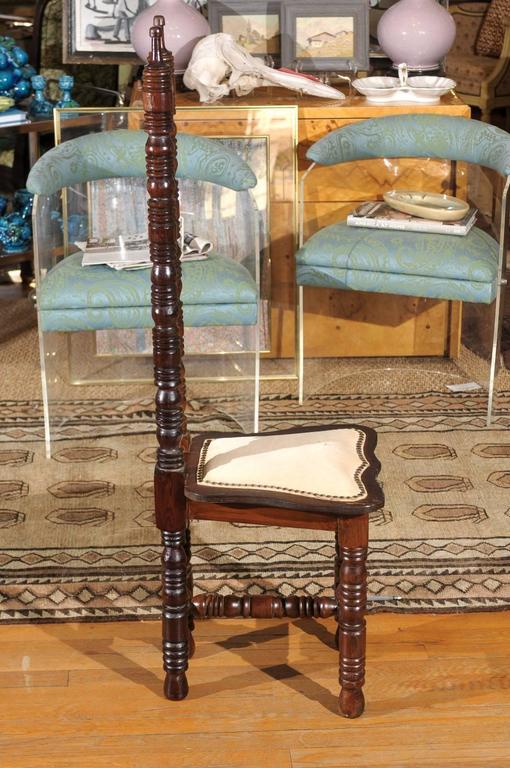 Spanish Hall Chair of Oak at 1stDibs