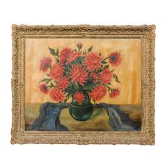 American School, "Still Life with Dahlias" 7