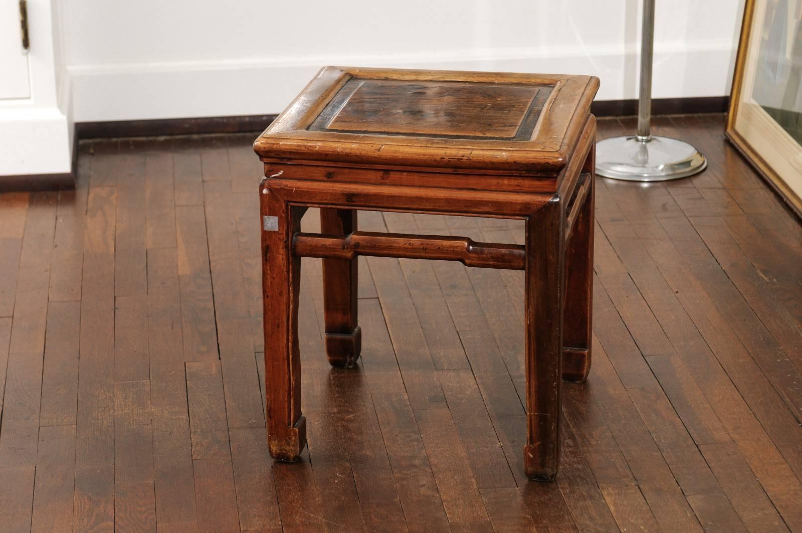 19th Century Qing Dynasty Stool or Low Table