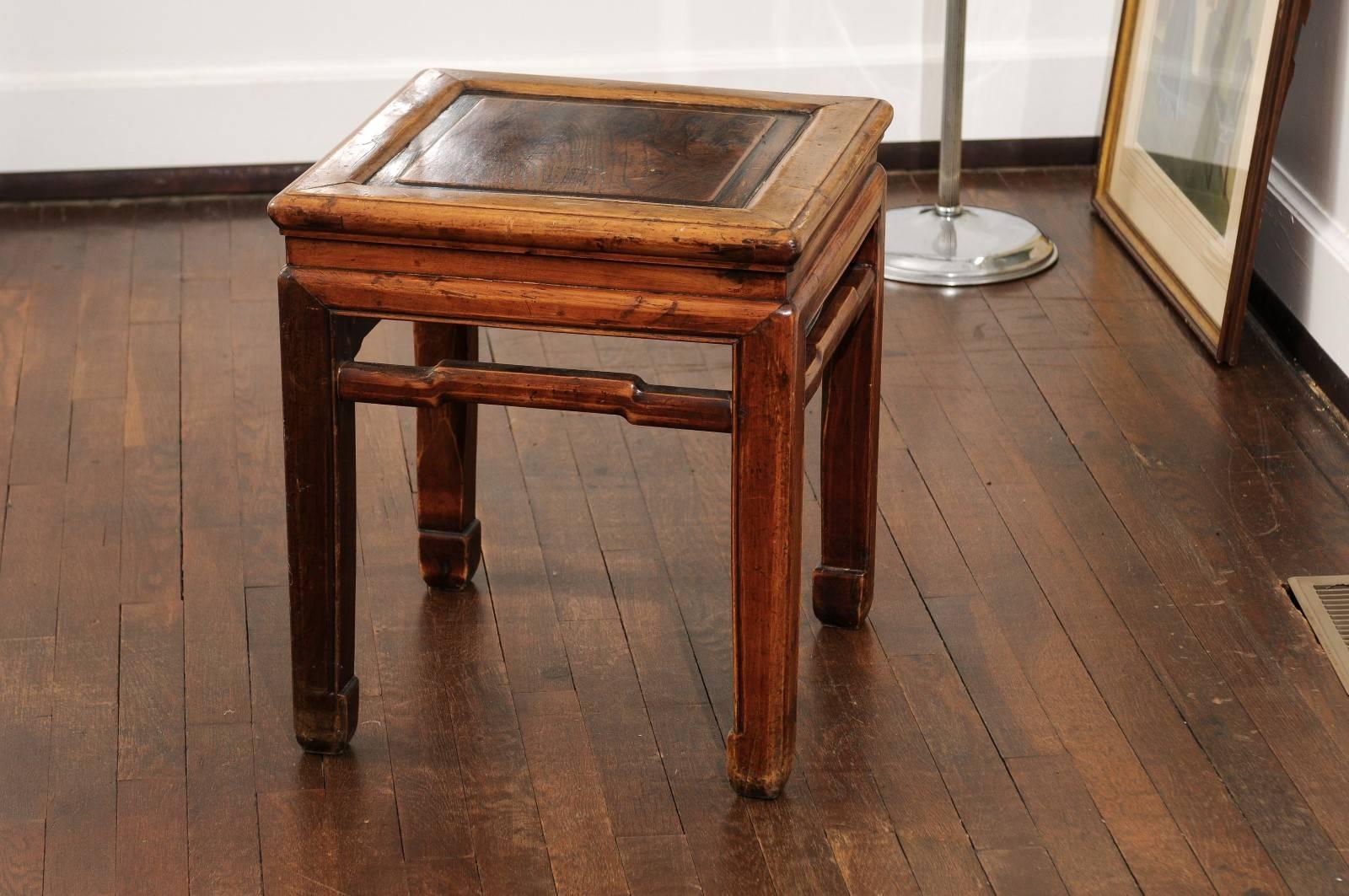 Wood Qing Dynasty Stool or Low Table