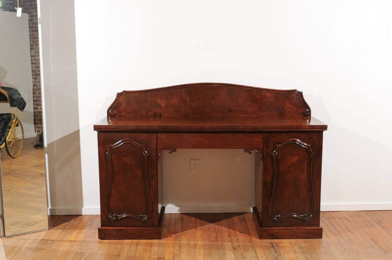 William IV Mahogany Pedestal Sideboard 5