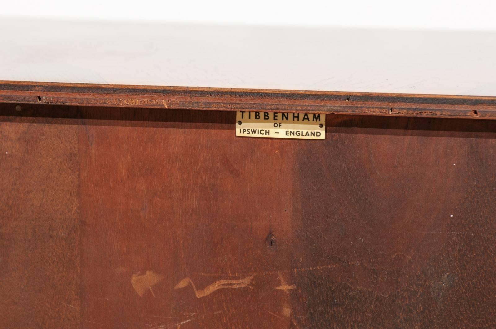 Pair of Small Georgian Style Mahogany Bachelor Chests by Tibbenham In Good Condition In Atlanta, GA