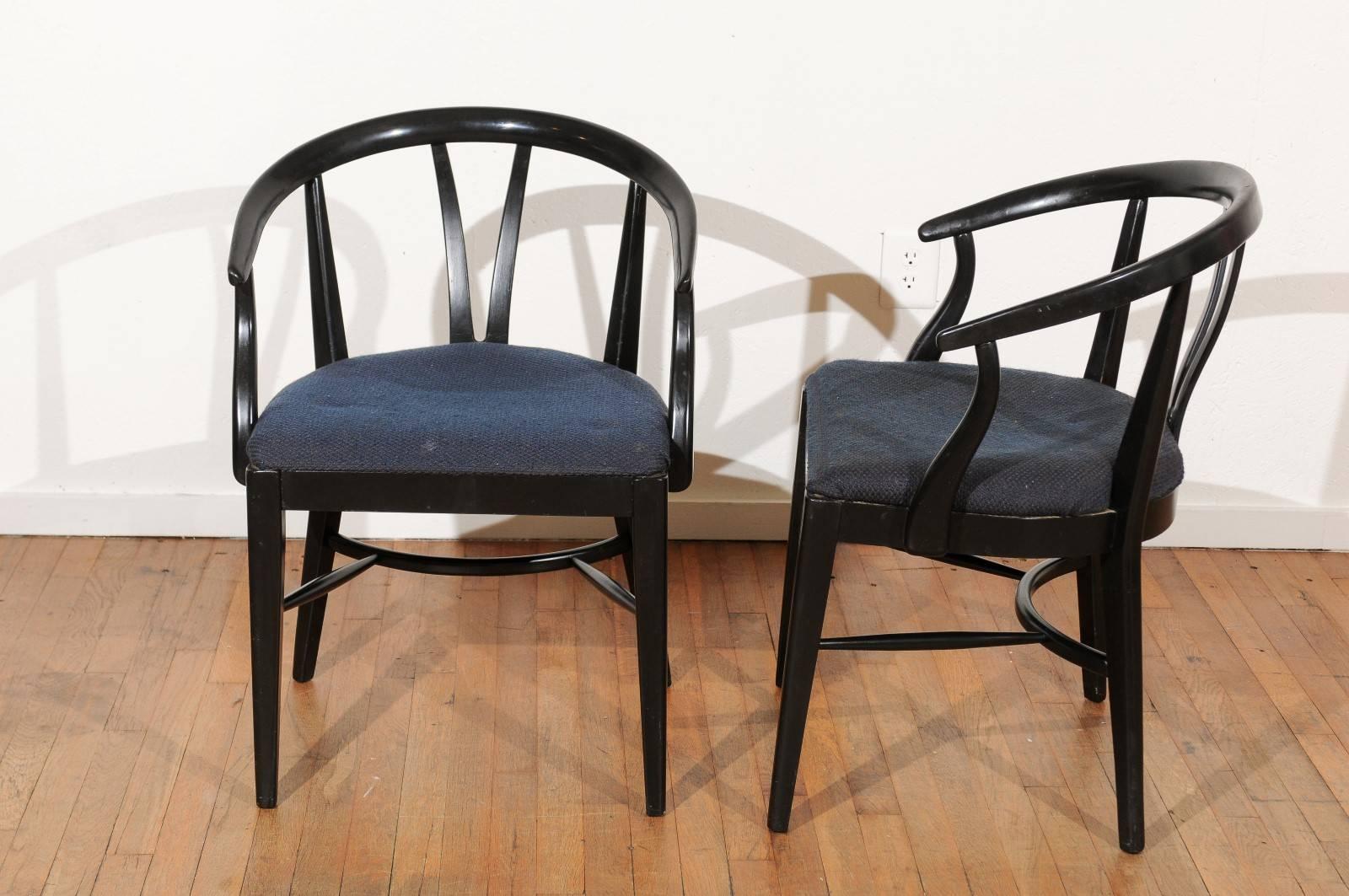 Set of Six Mid-Century Dining Chairs 1
