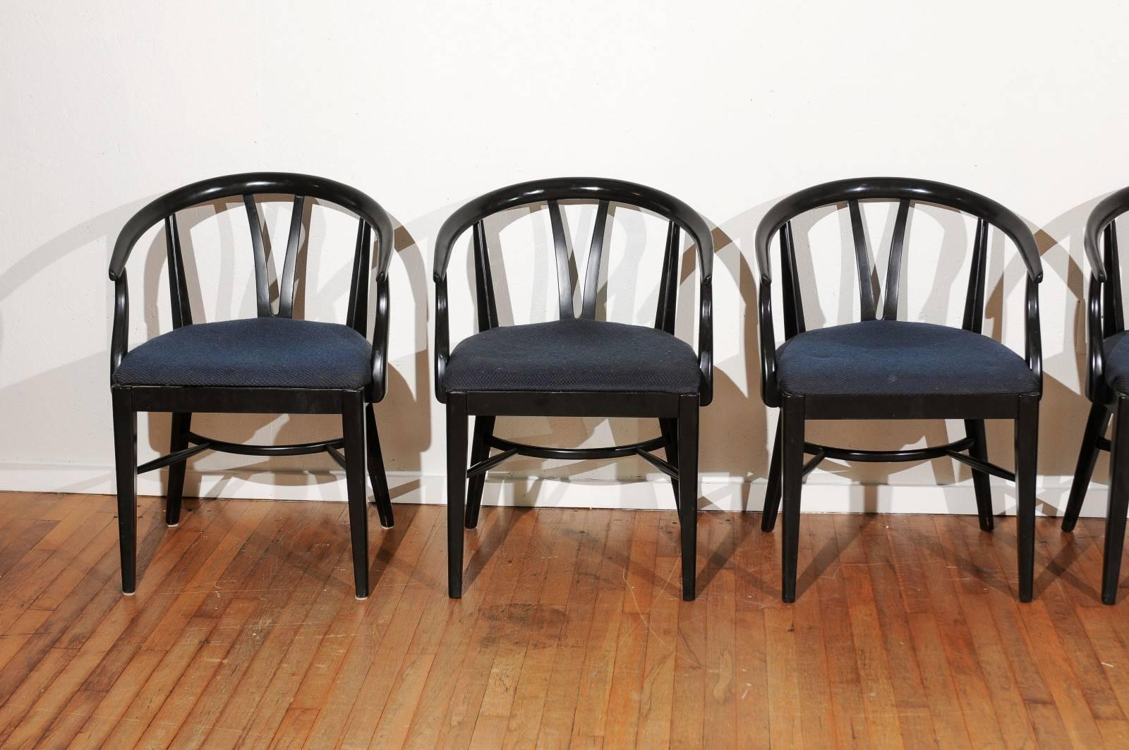 Set of Six Mid-Century Dining Chairs 2