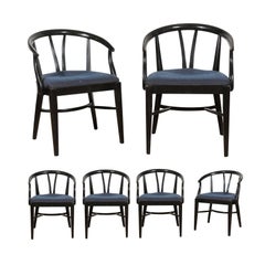 Set of Six Mid-Century Dining Chairs