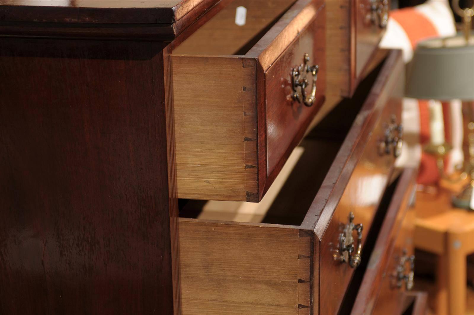 19th Century English Mahogany Chest  1