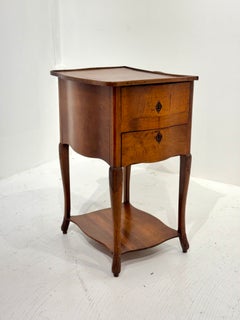 19th Century French Louis XV Fireside Table w Hand-Painted Sliding Screen
