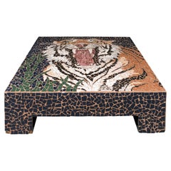 Mosaic Tiger Coffee Table