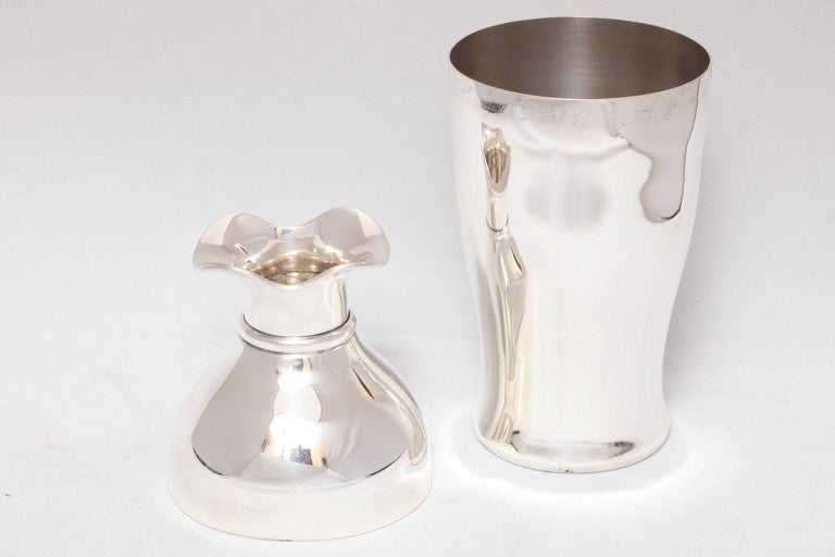 Rare Art Deco Sterling Silver Cocktail Shaker 2