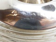 Edwardian Sterling Silver-Mounted Threaded Crystal Match Striker