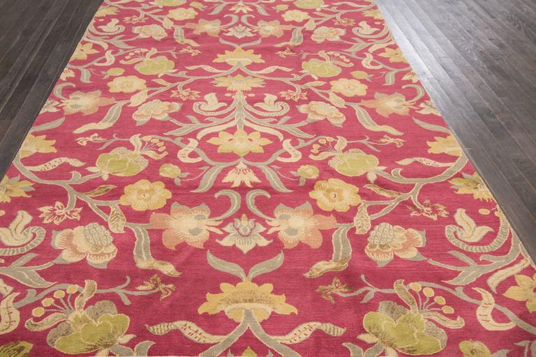 Red Modern Contemporary Rug For Sale at 1stDibs