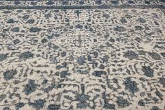 21st Century Contemporary Teal, Blue Overdyed Pakistani Rug