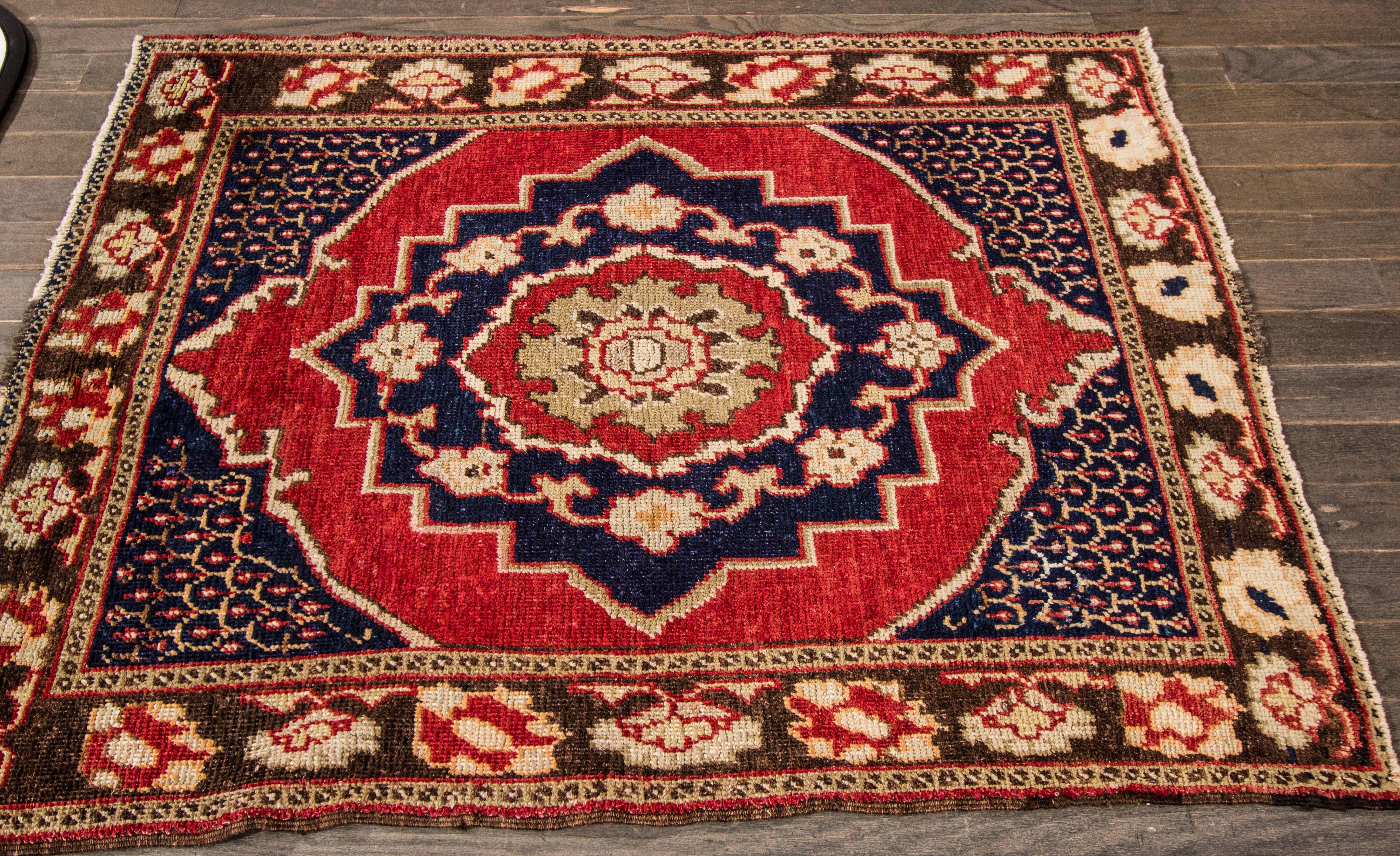 Hand-Knotted Vintage Anatolian For Sale