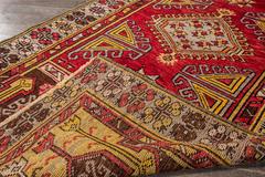3 x 6 Vintage Hand-knotted  Anatolian Wool Rug