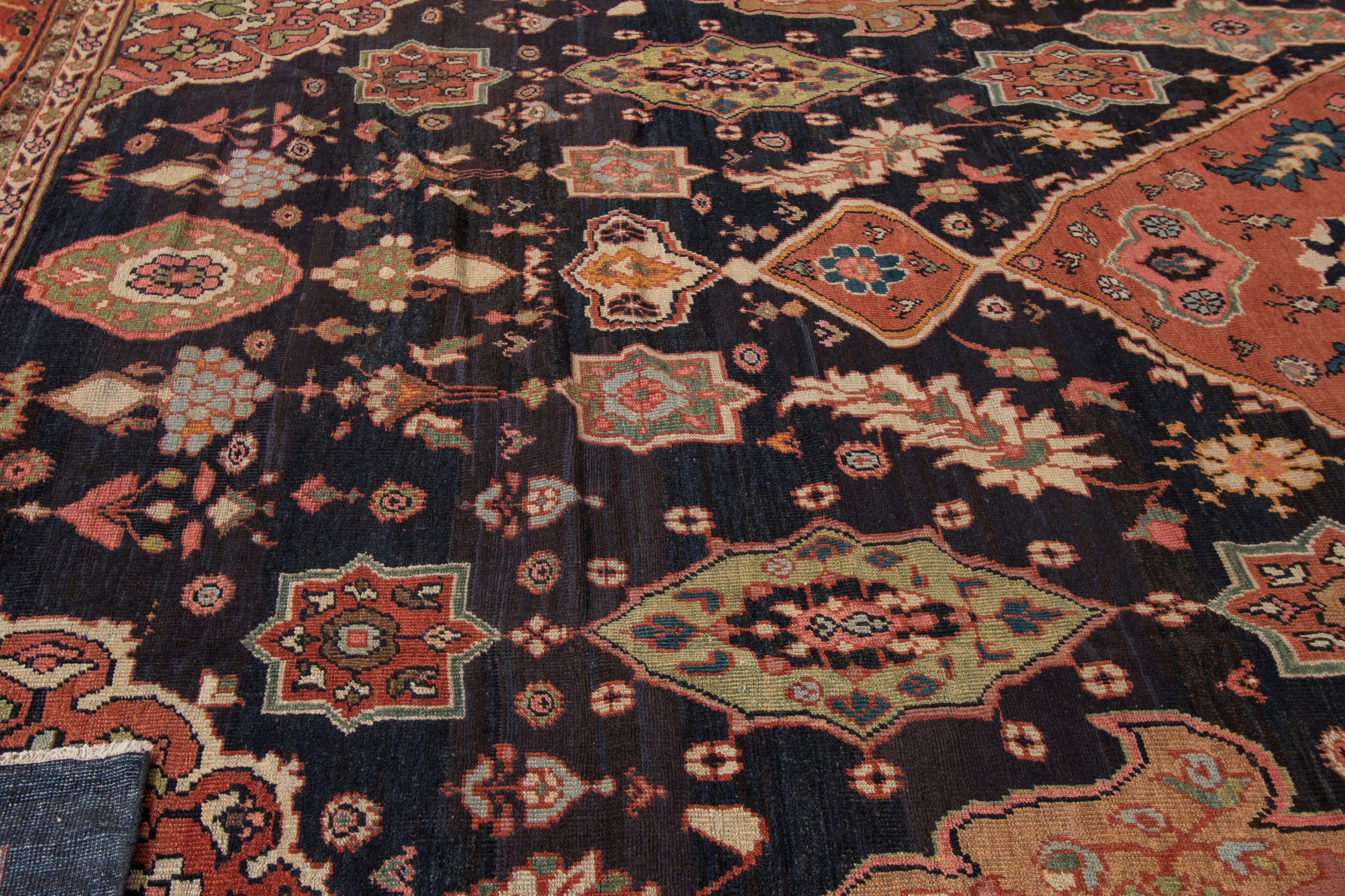 Simply Beautiful Antique Persian Mahal Rug In Excellent Condition For Sale In Norwalk, CT