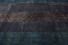 Nice Looking Vintage Overdyed Rug
