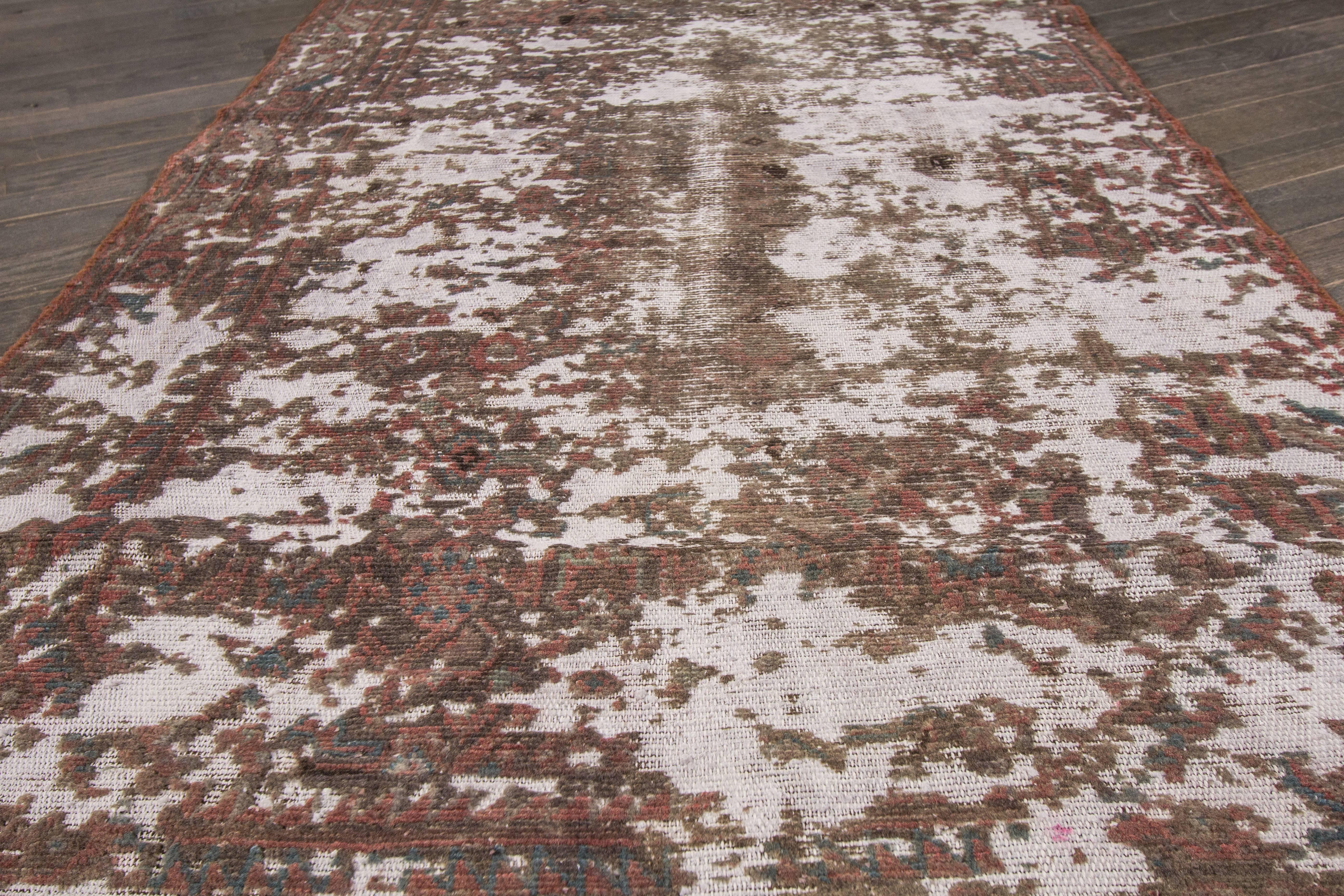 Persischer Tabriz-Teppich im Used-Look (Wolle) im Angebot
