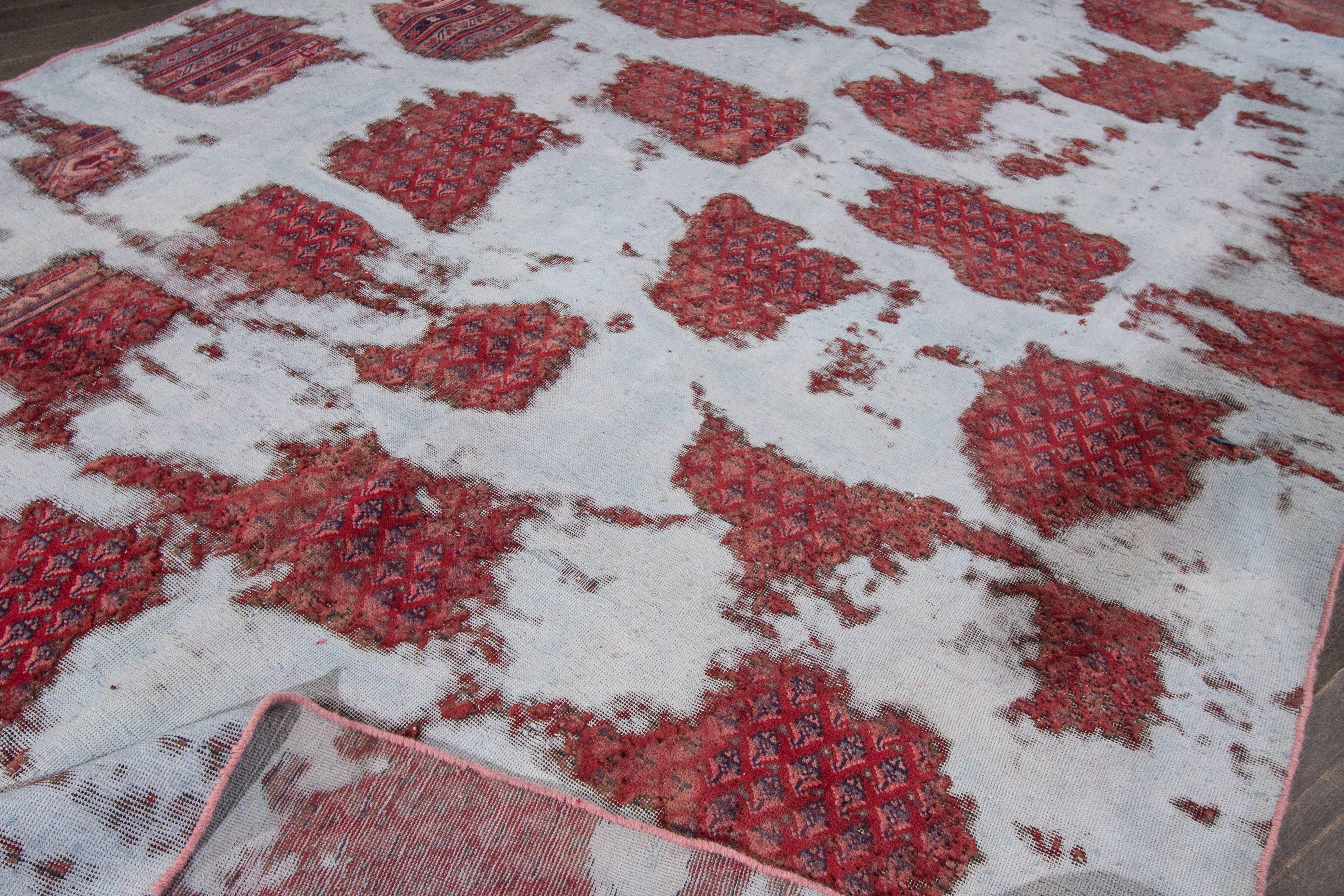 Persischer Tabriz-Teppich im Used-Look (Wolle) im Angebot