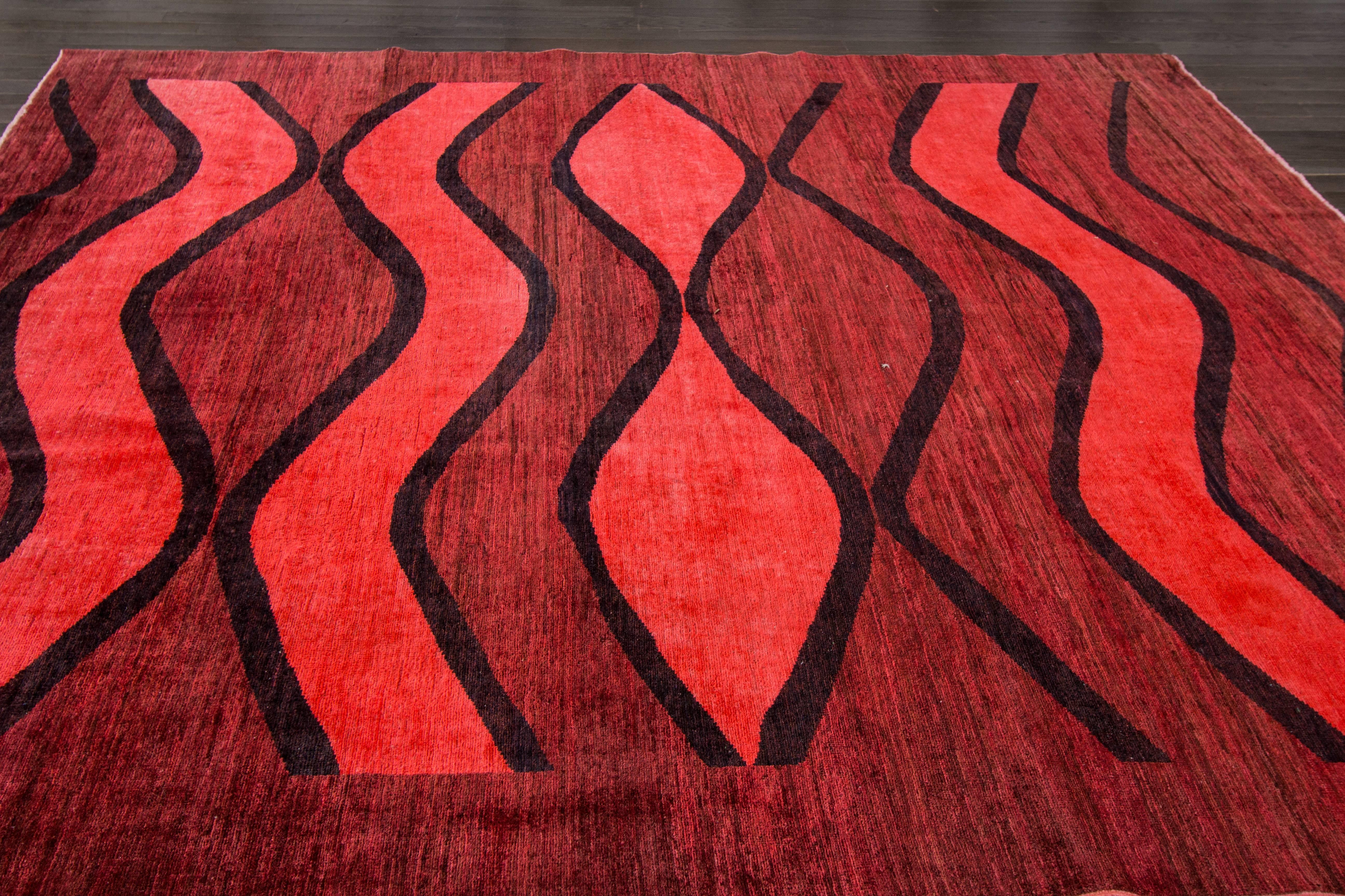 A 21st Century Indian Overdyed Rug 