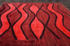 Alfombra India Sobreteñida Siglo XXI 8'.4 x 9'.6