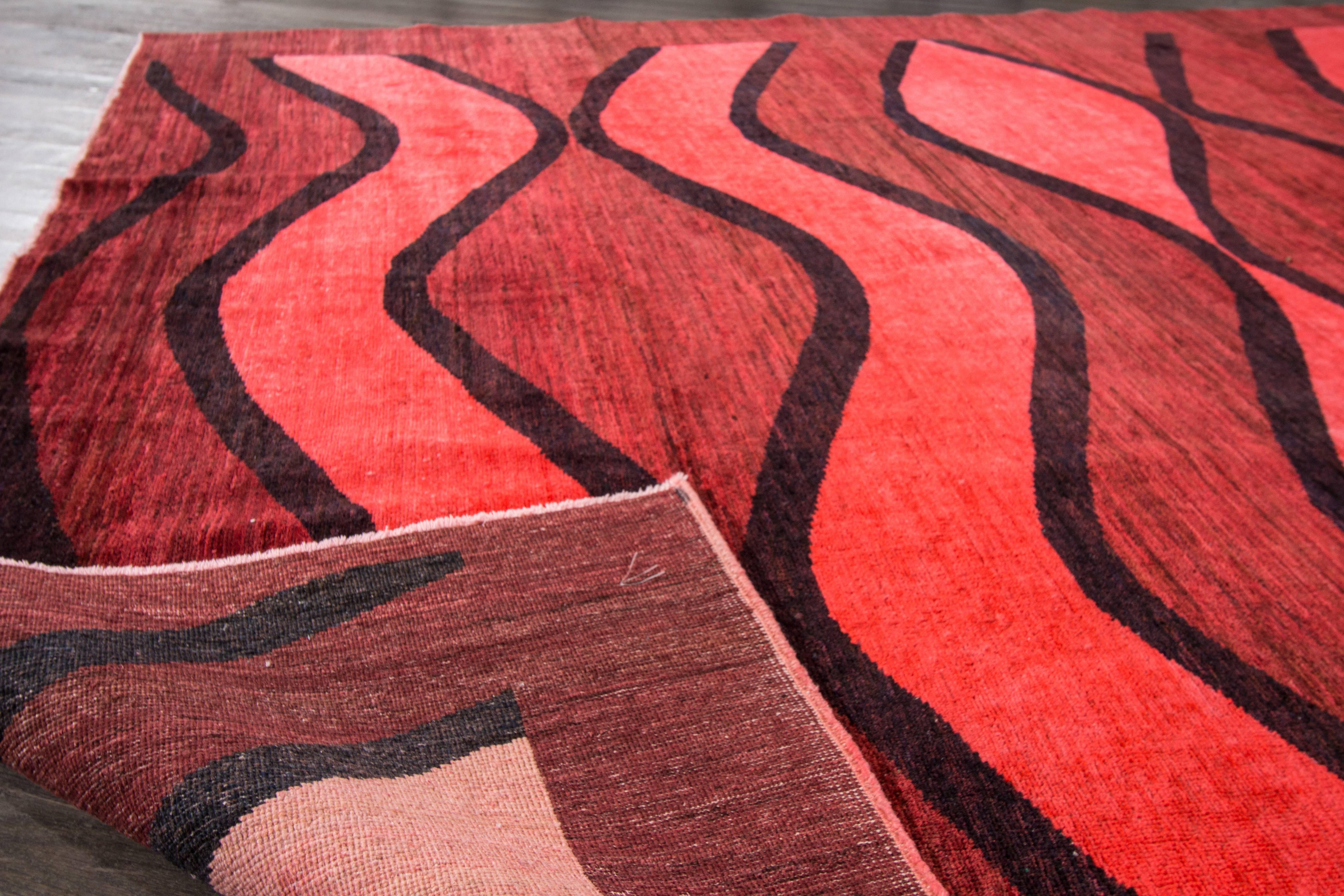 Indischer überzogener Teppich des 21. Jahrhunderts 1,24 m x 2,13 m (Agra) im Angebot