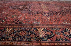 Antique Persian Farahan Rug