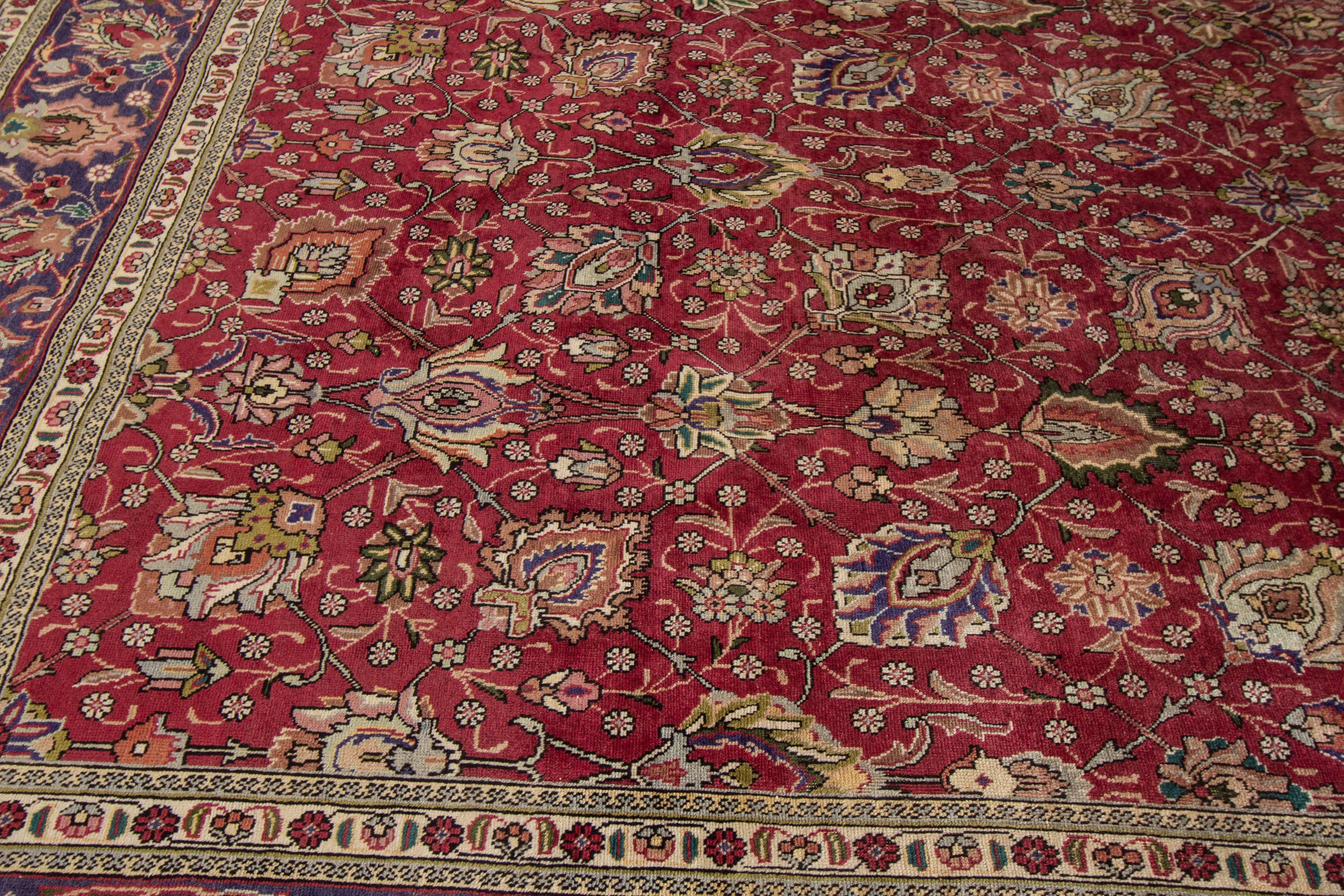 Vintage Persian Rug In Excellent Condition For Sale In Norwalk, CT