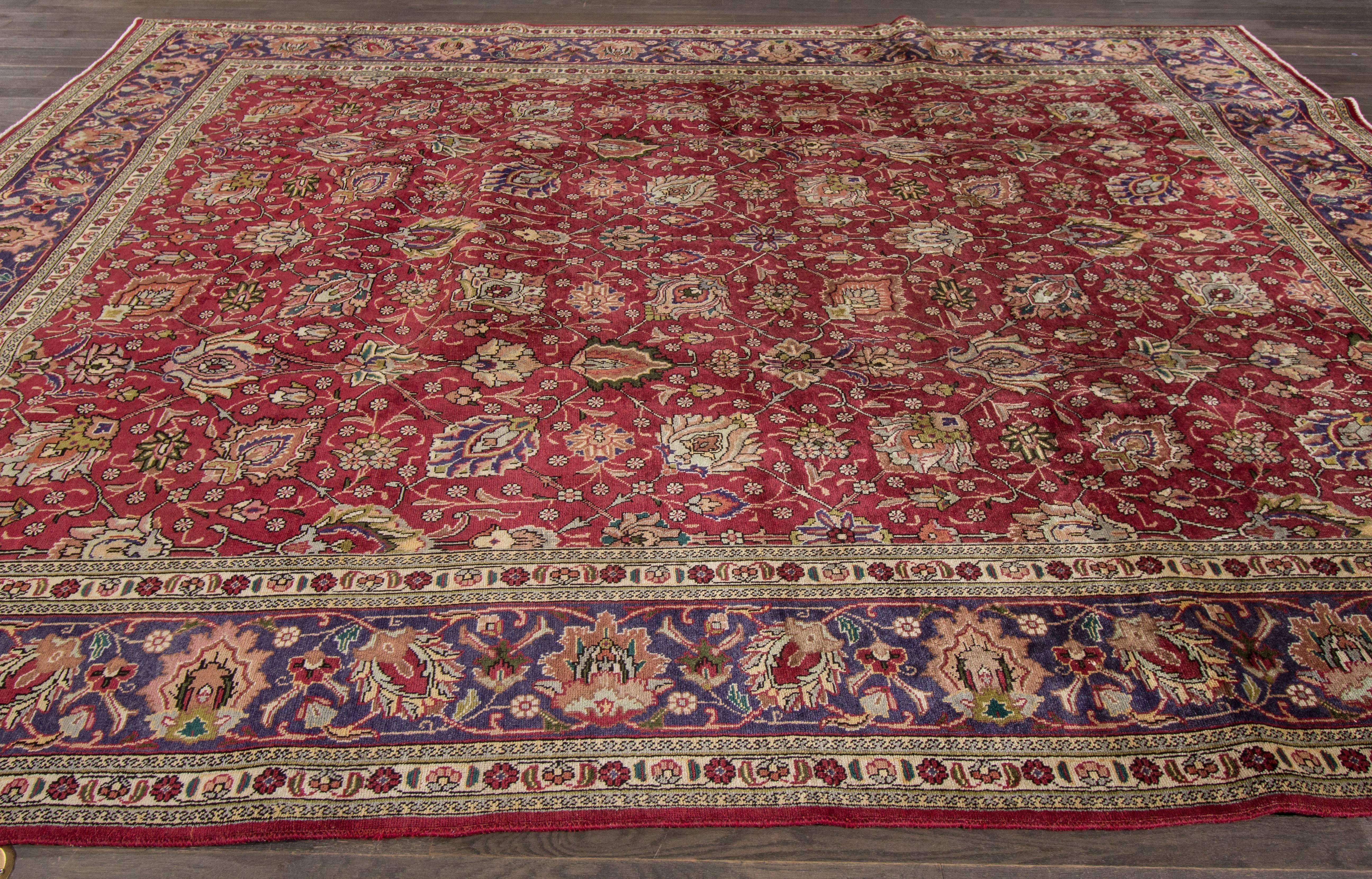 Milieu du XXe siècle Tapis persan vintage en vente