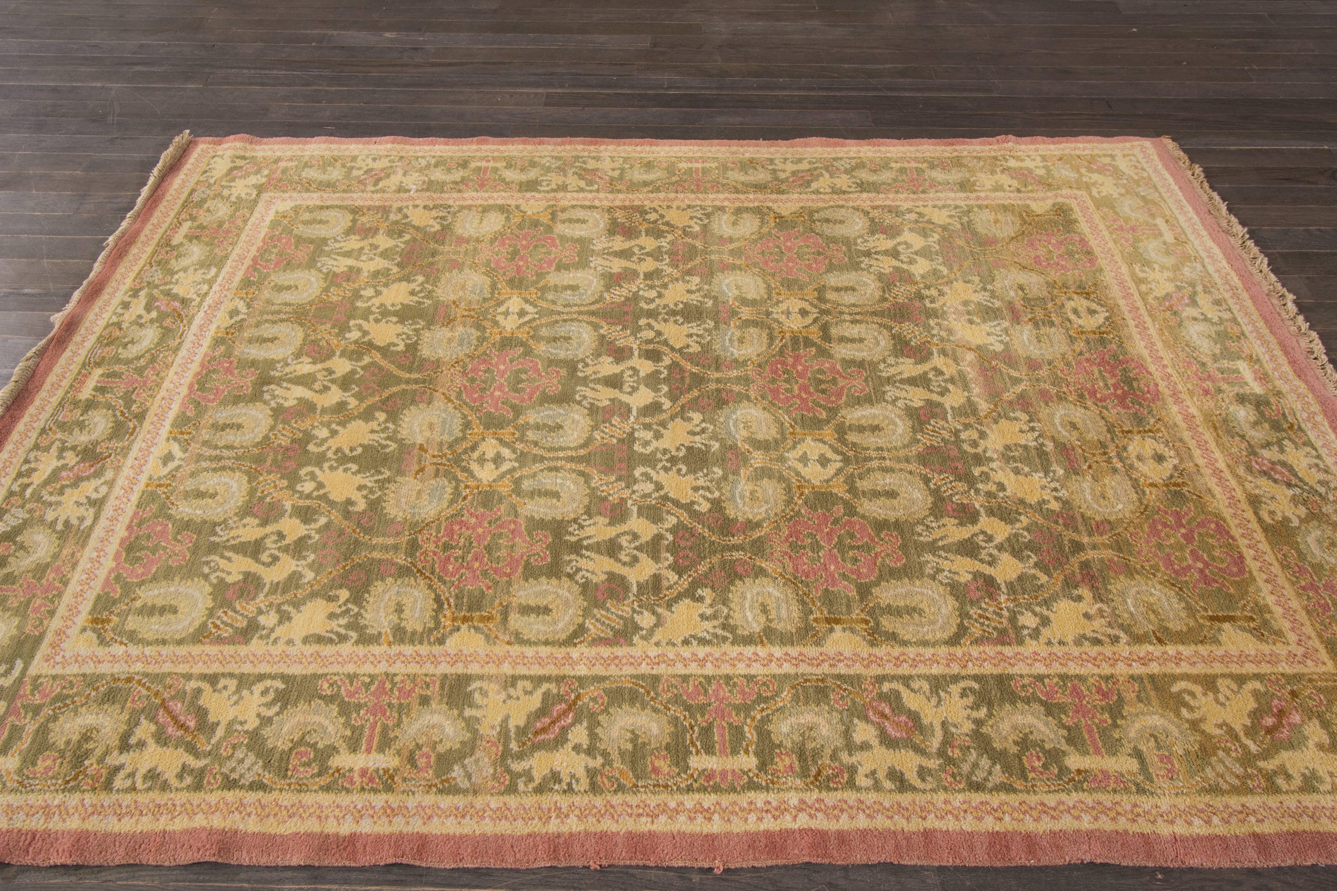 Early 20th Century Antique Spanish Rug