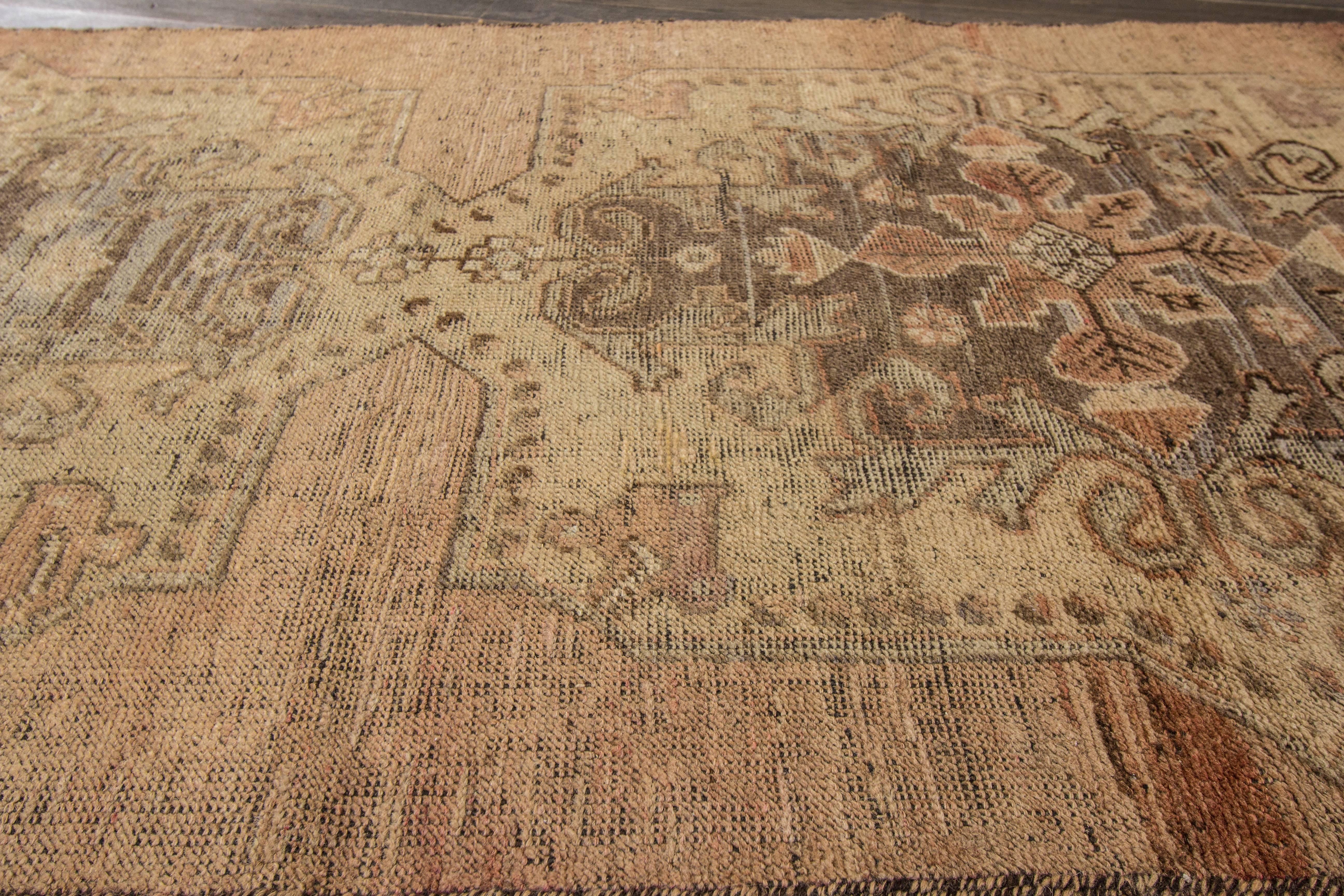 Wool Vintage Turkish Anatolian Rug For Sale