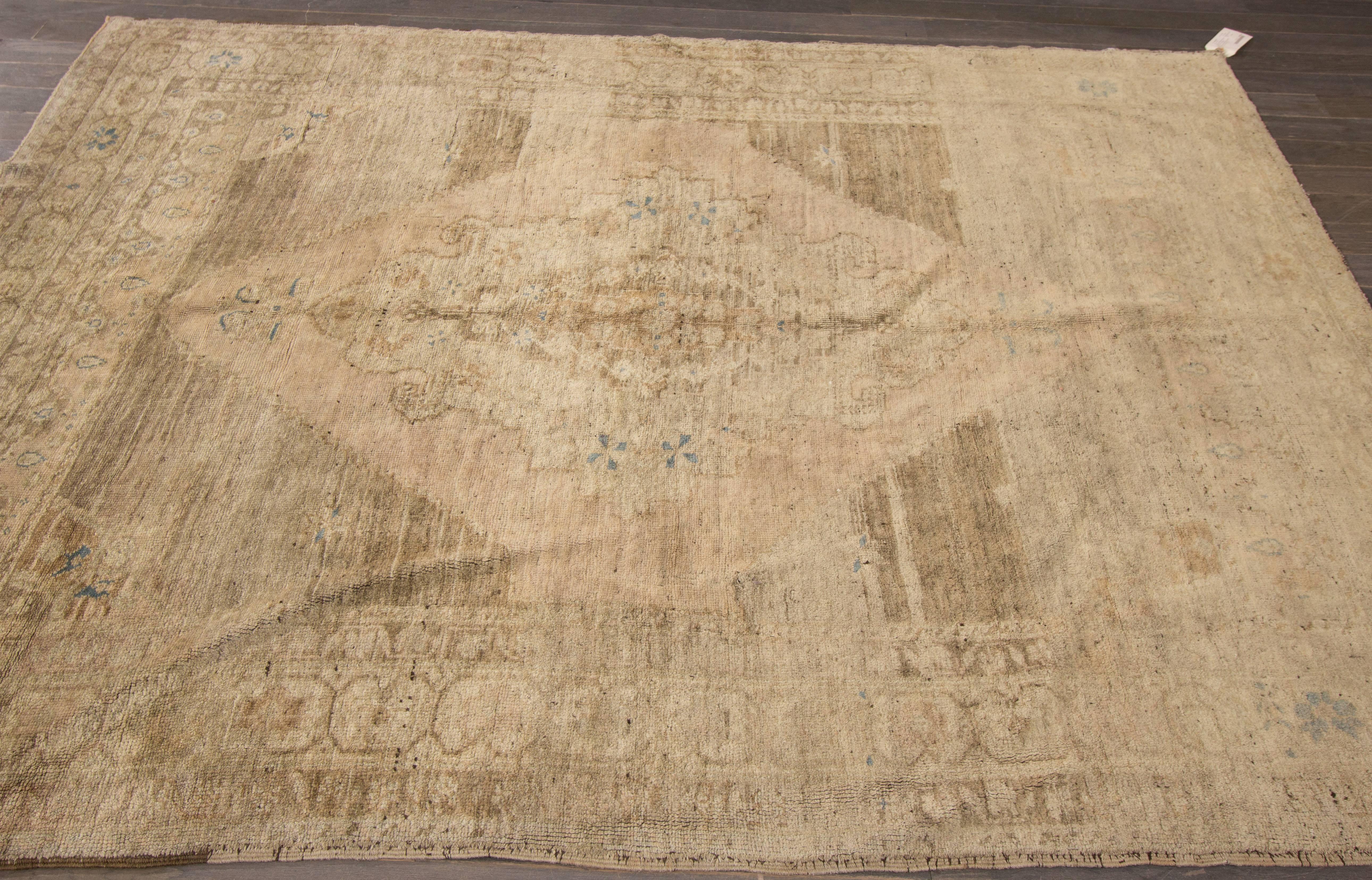 Wool 20th Century Turkish Khotan Carpet