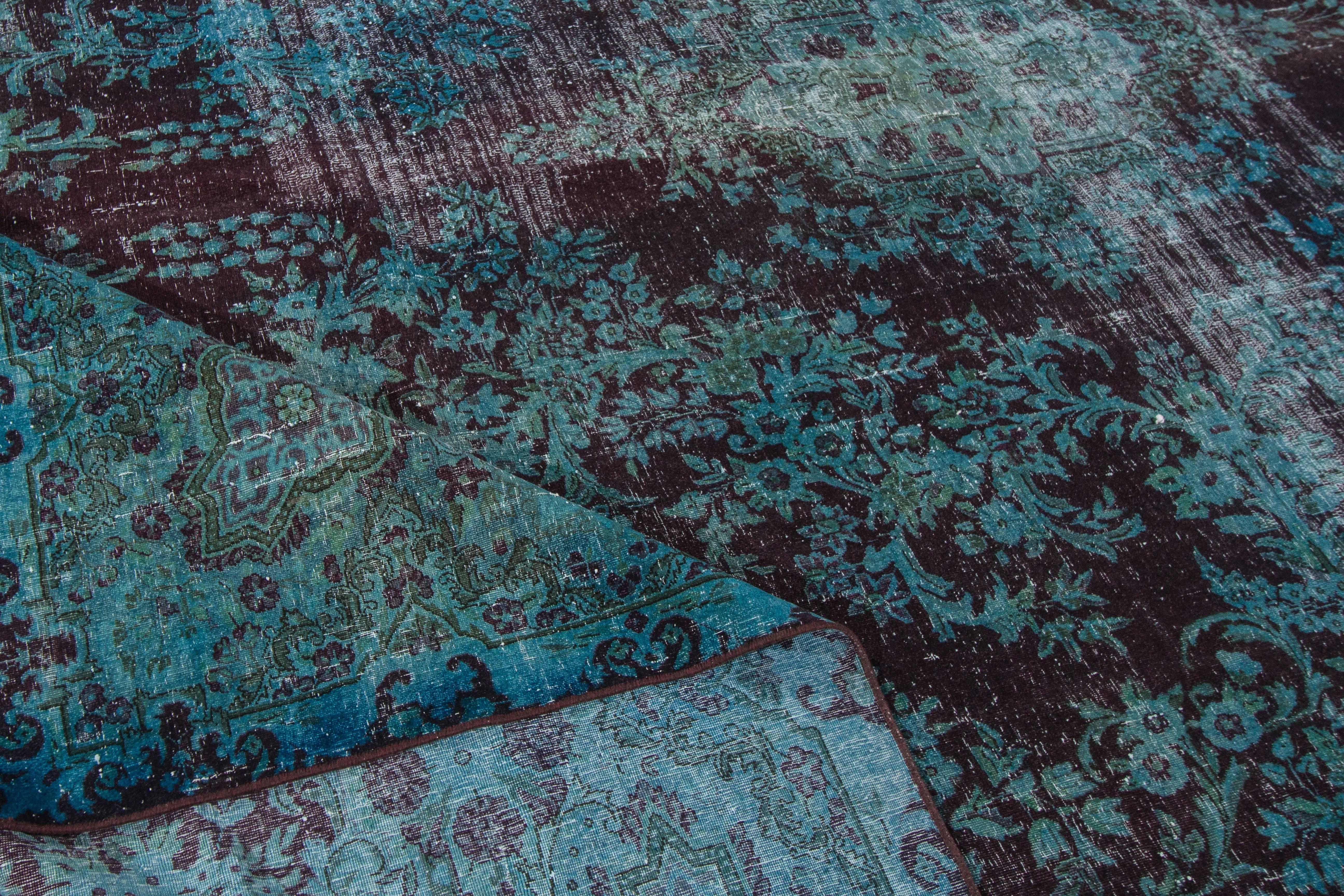 vintage green rug