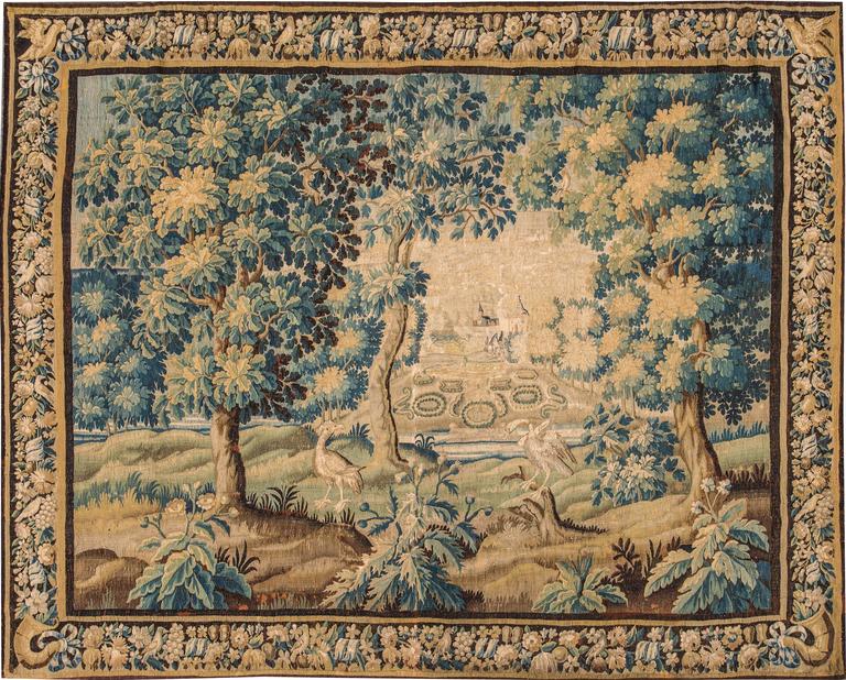 Tapestries were used in the Middle Ages as much for the protection they gave against cold winds as for the decoration, covering openings and acting as canopies around beds. Kings and nobles would roll them up as they travelled from castle to