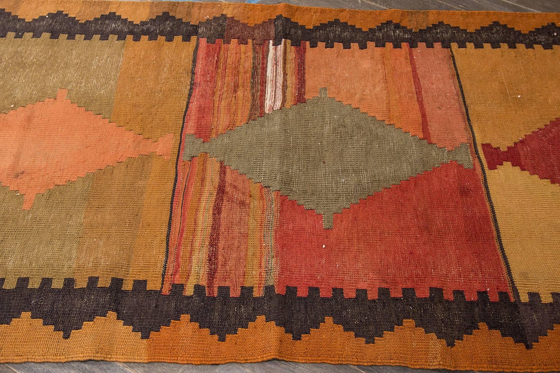 Mid-20th Century Vintage Persian Kilim Rug