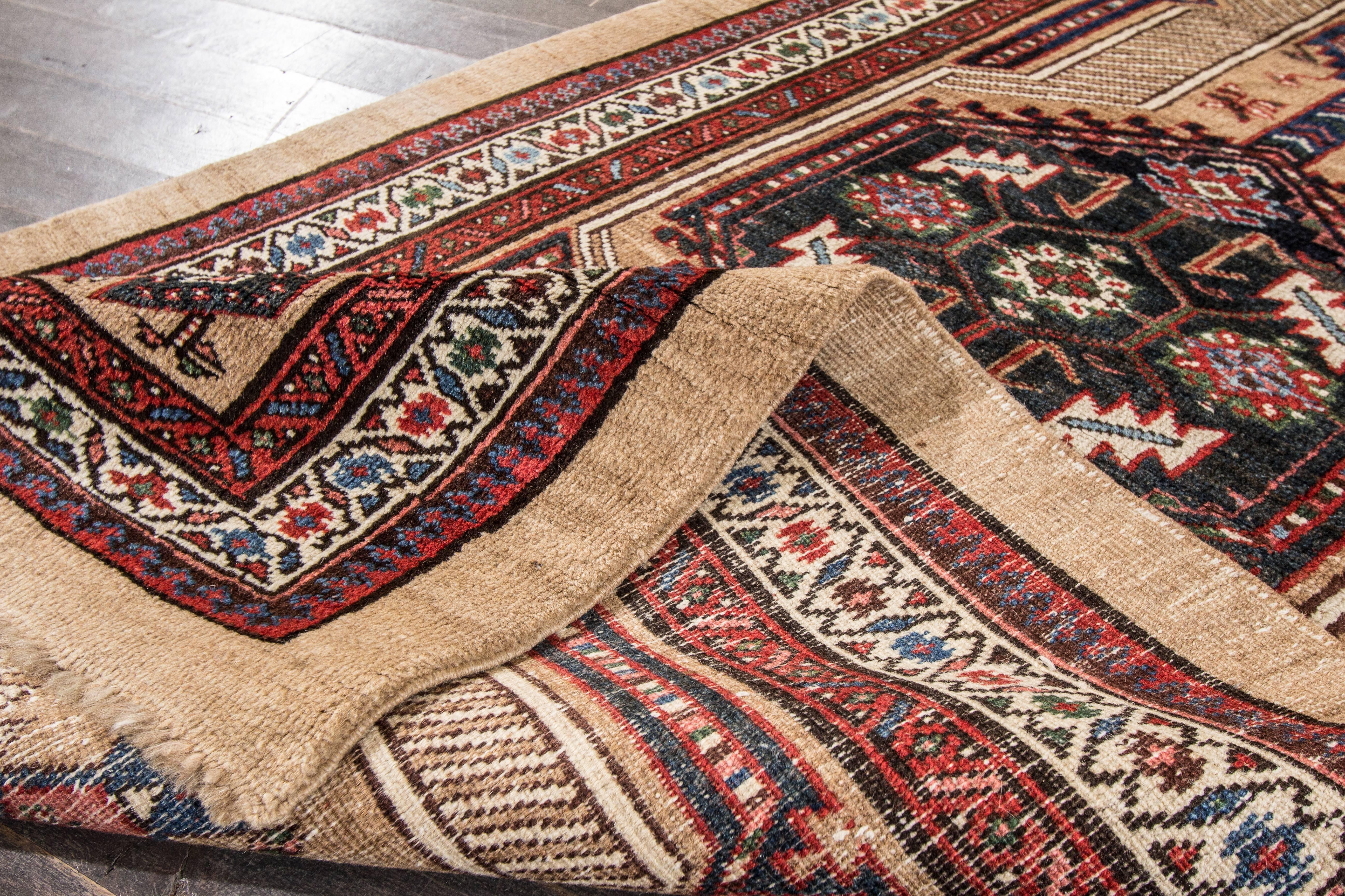 Hand-Knotted Beautiful Antique Persian Serab Rug For Sale