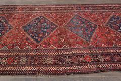 Beautifully Designed Antique Distressed Shiraz Rug