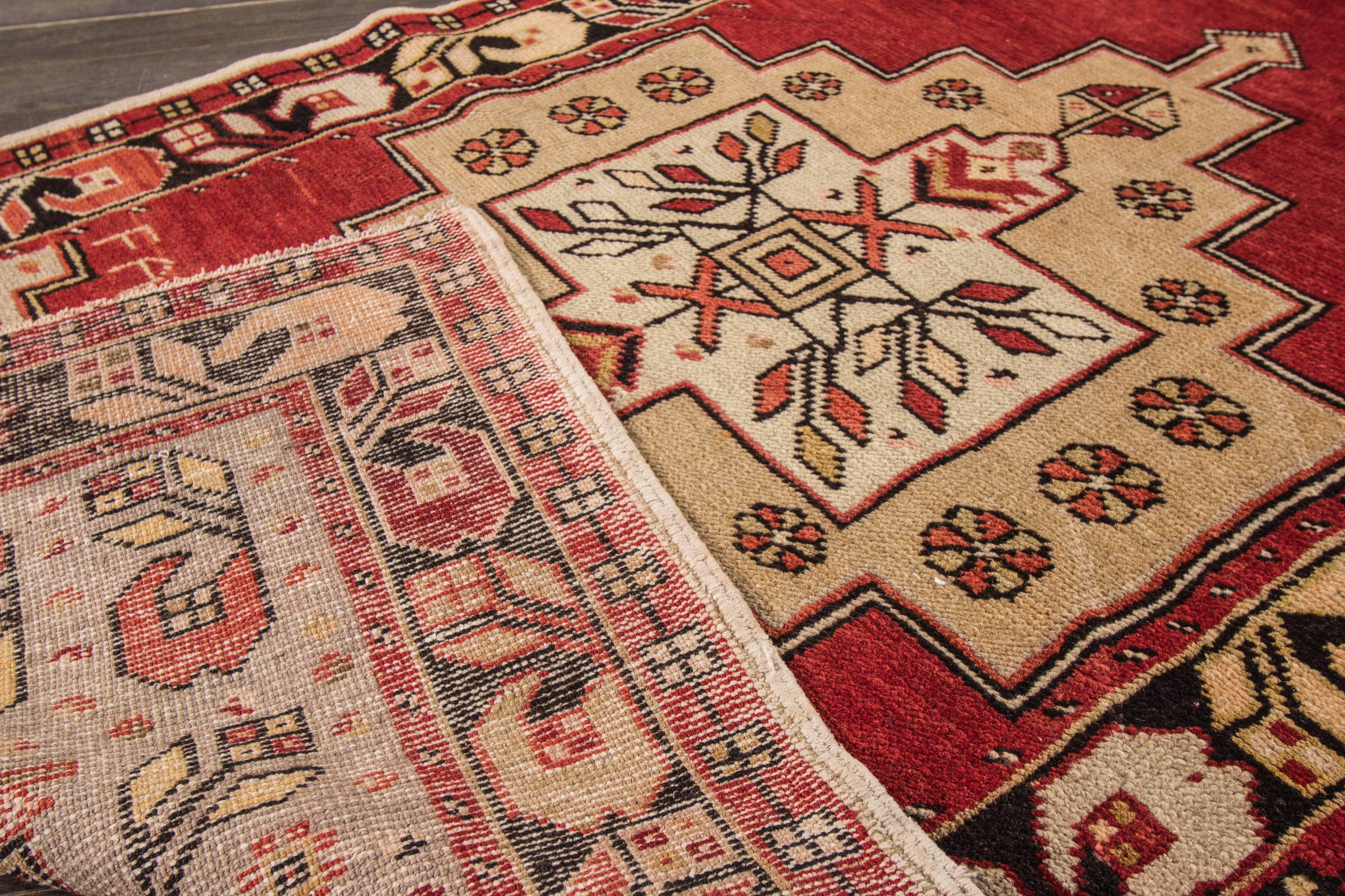 Persian Vintage Anatolian Rug, 3'6