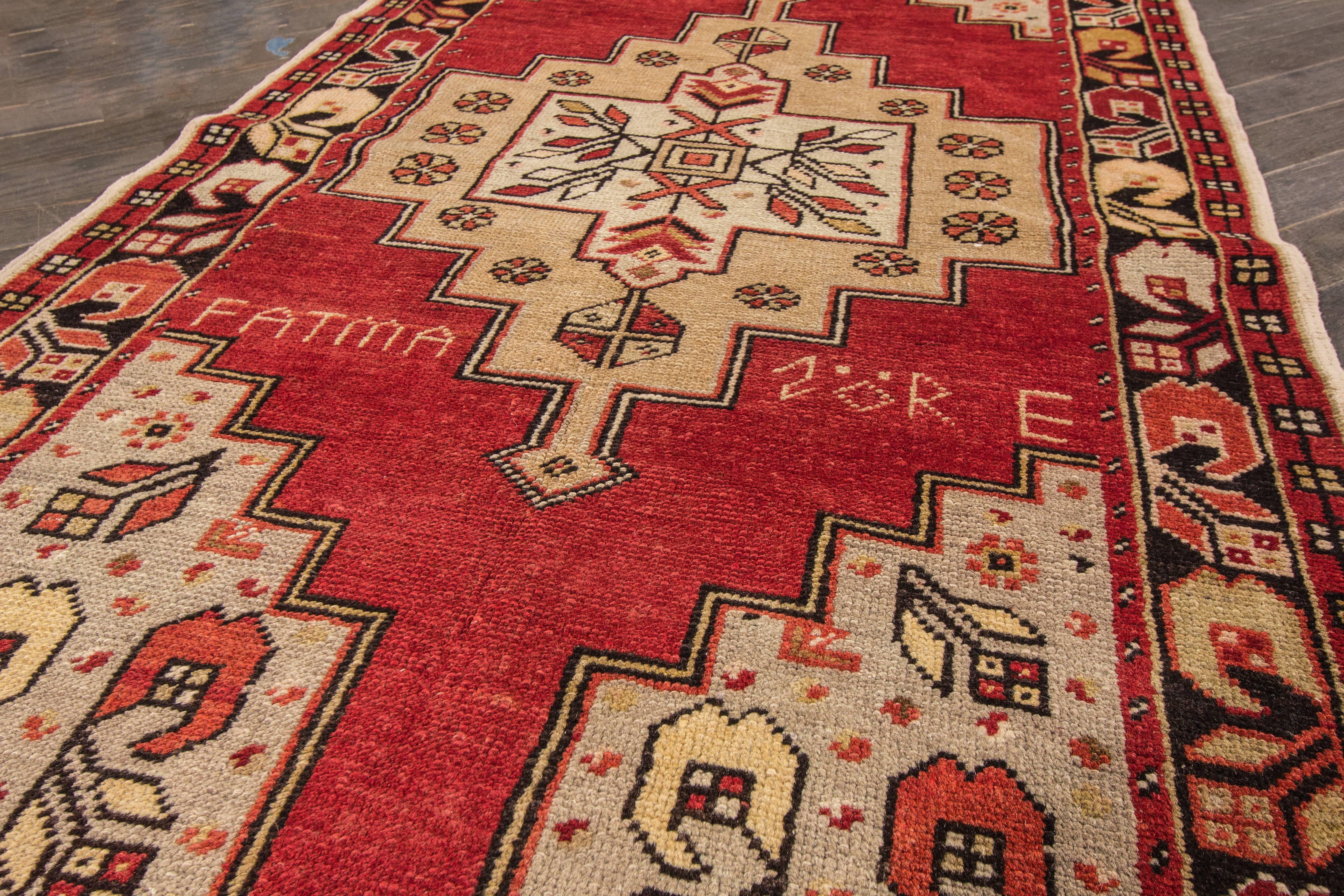 Vintage Anatolian Rug, 3'6