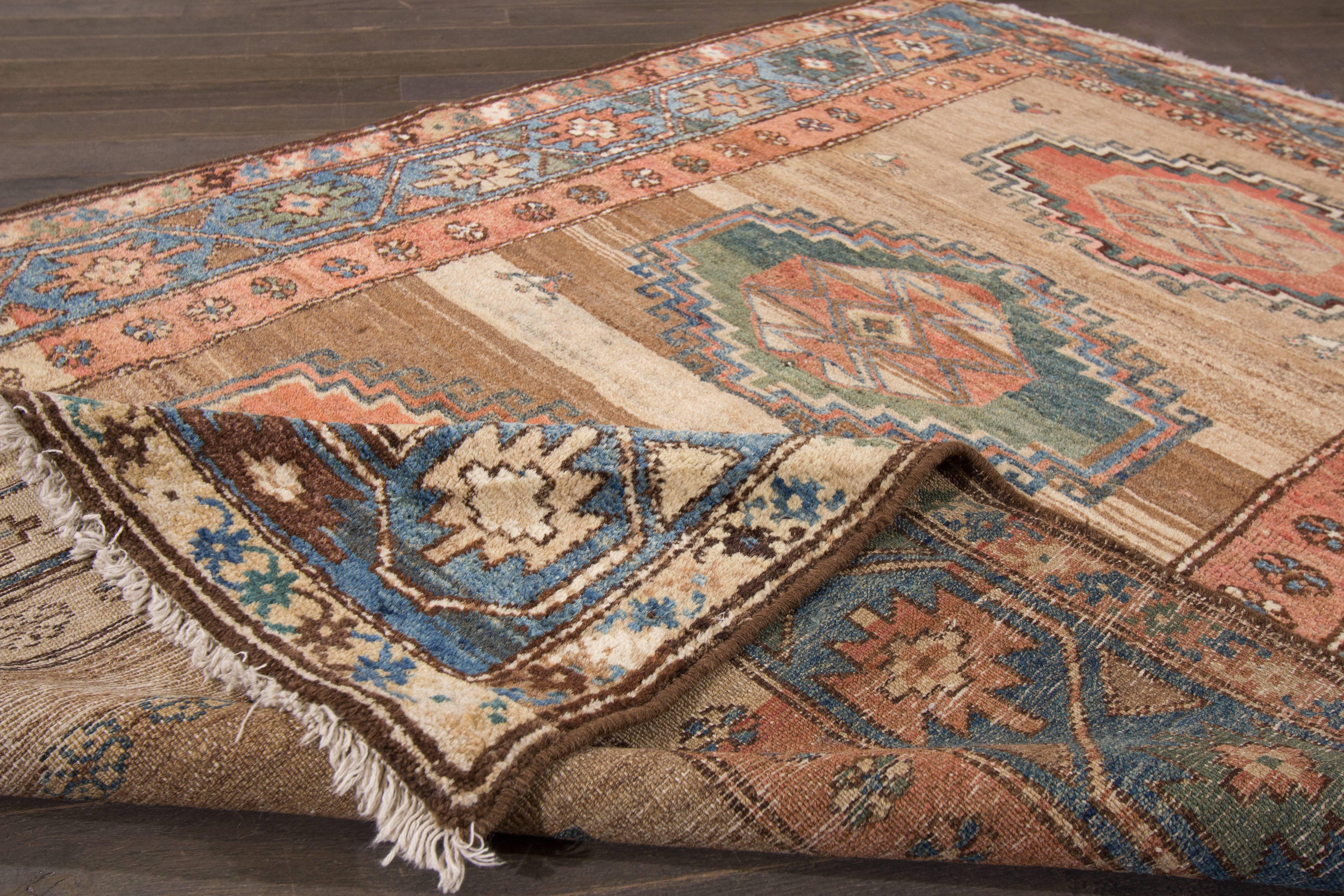 Early 20th Century Beautifully Designed Collectible Kurdish Rug For Sale