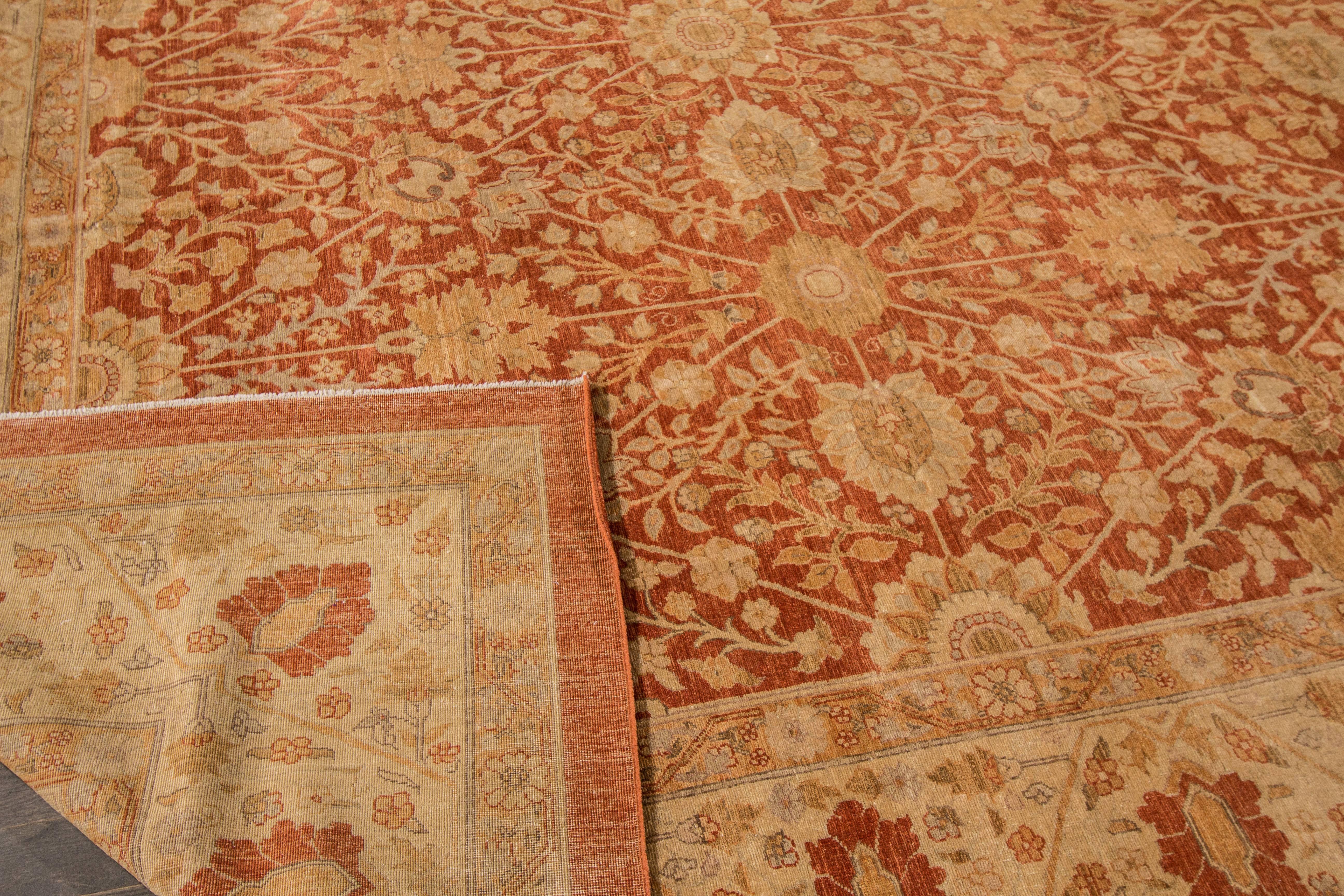 Indiano Tappeto Tabriz moderno in vendita