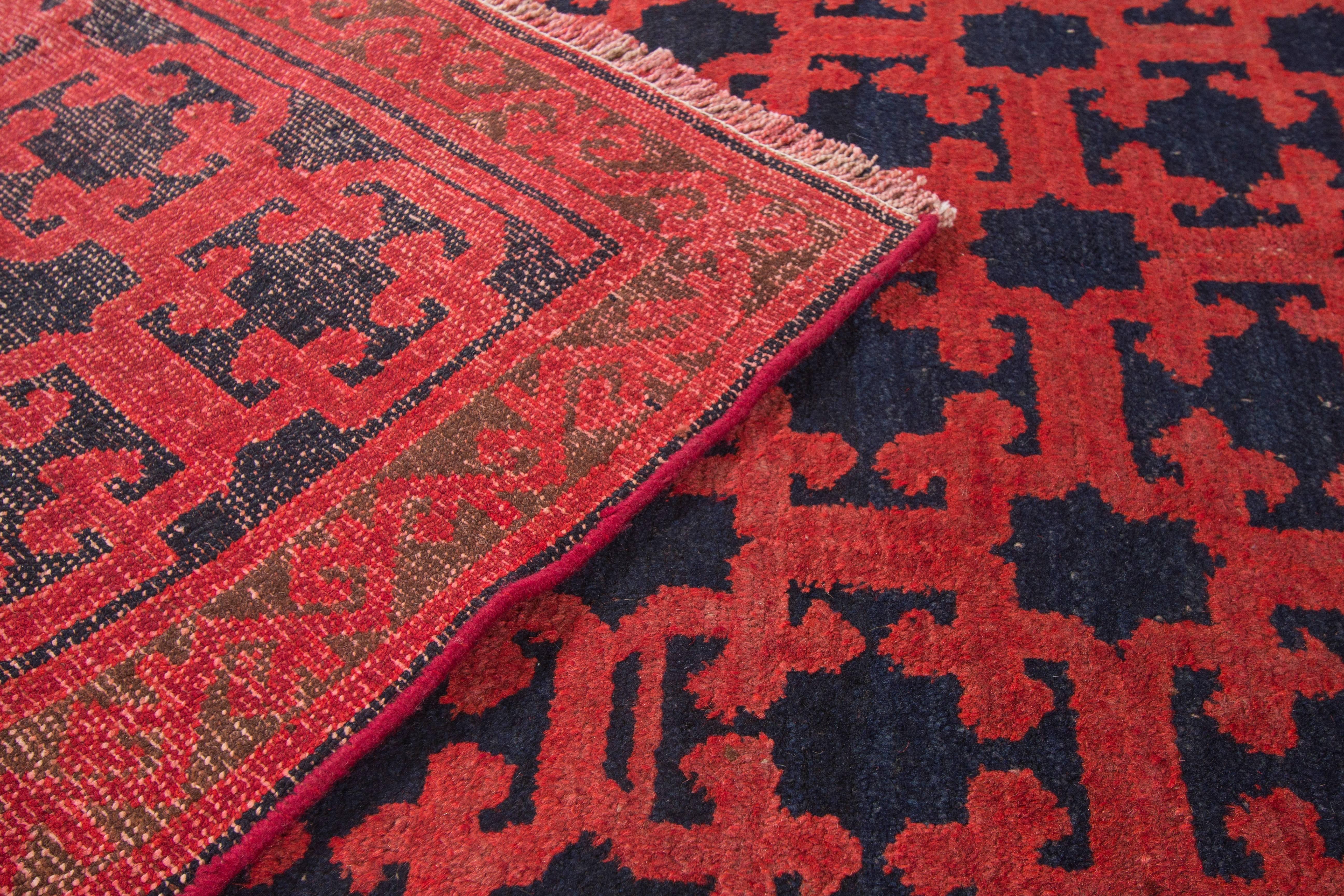 Wool Antique Turkish Khotan Carpet