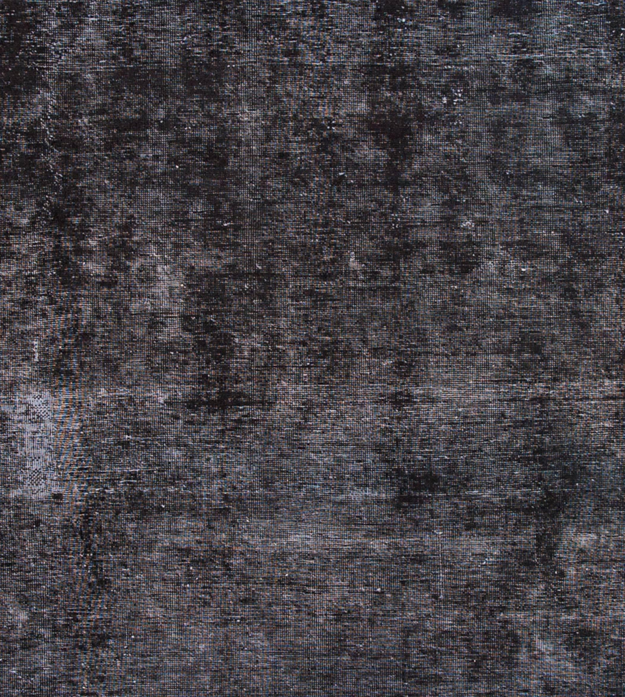 Persian Vintage Blue/Gray Distressed Overdyed Carpet