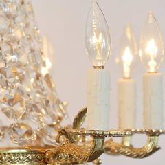 French Empire Style Basket Fixture