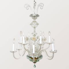 Italian Murano Venetian Chandelier
