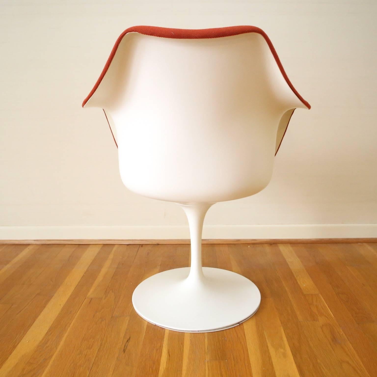 All original Mid-Century Saarinen for Knoll upholstered armchairs. Price is for each. Original upholstery.