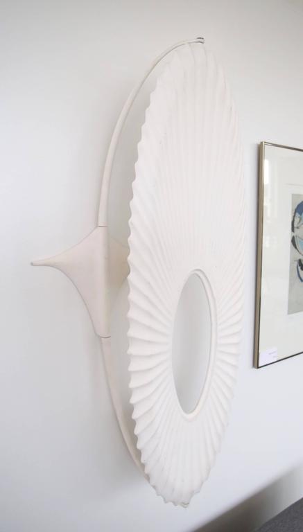 Hal Poth American Modern White Wall Sculpture At 1stdibs Mid Century Modern Hal Poth American White Wall Sculpture For