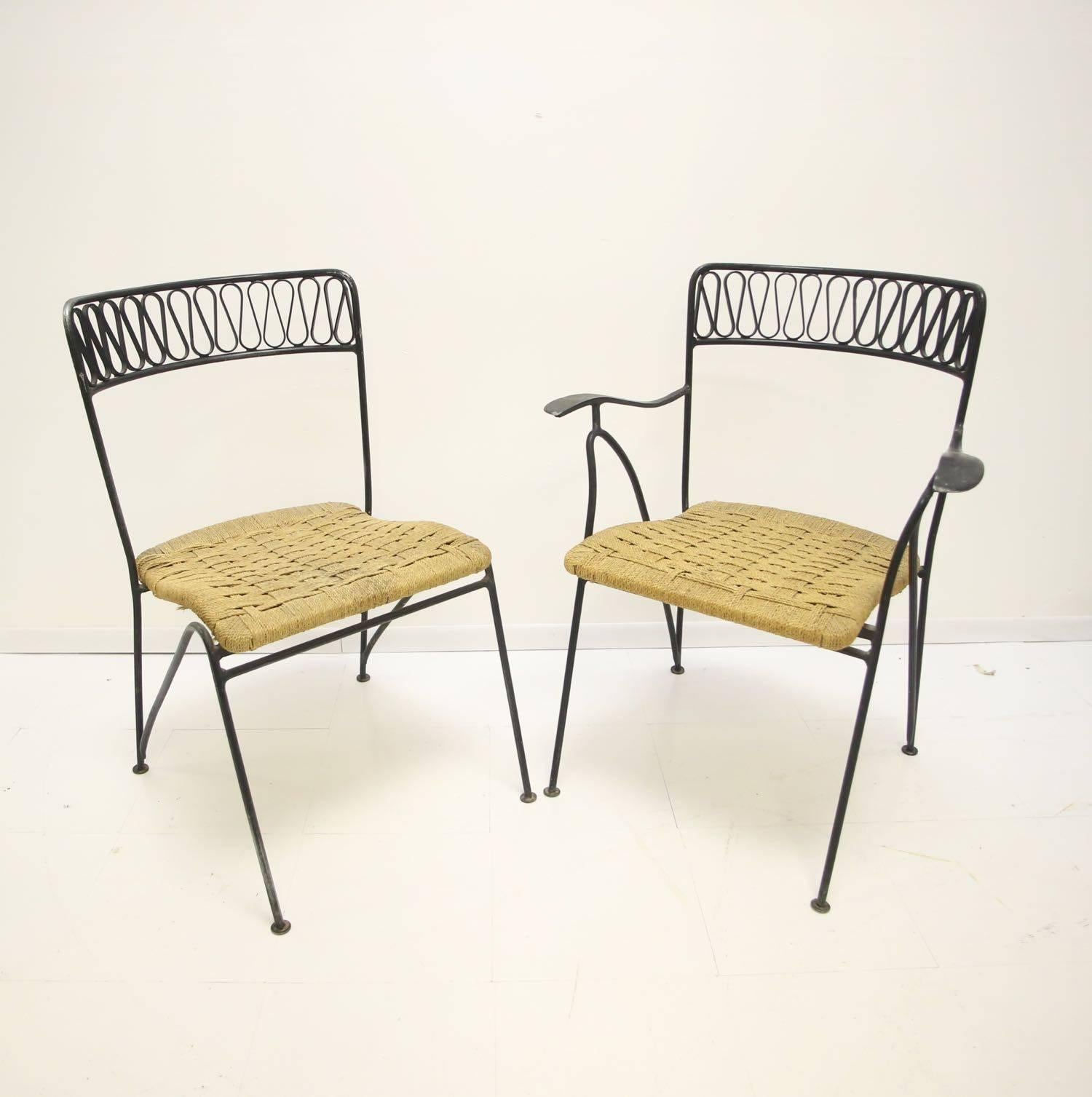 Maurizio Tempestini for Salterini Dining Set of Six Chairs and Table 1