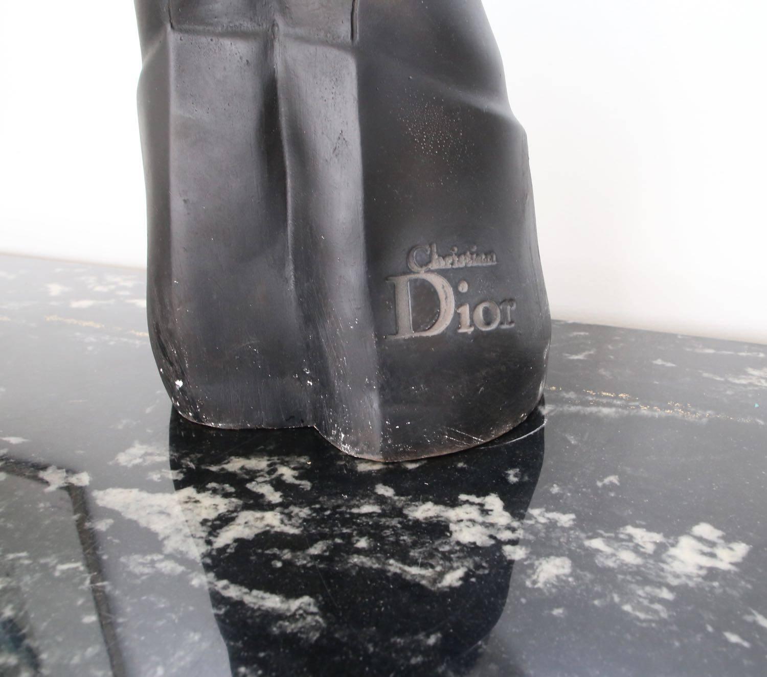 Christian Dior Vintage Advertising Ceramic Display In Excellent Condition In St. Louis, MO