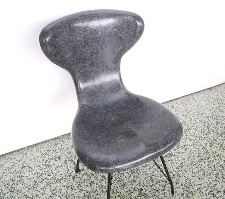 Rare Egmont Arens Fiberglass Chair In Good Condition For Sale In St. Louis, MO